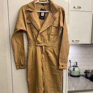 Fashion nova khaki jumpsuit